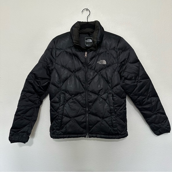 The North Face Jackets & Blazers - The north face womens 550 down filled puffer coat shimmer black size M medium